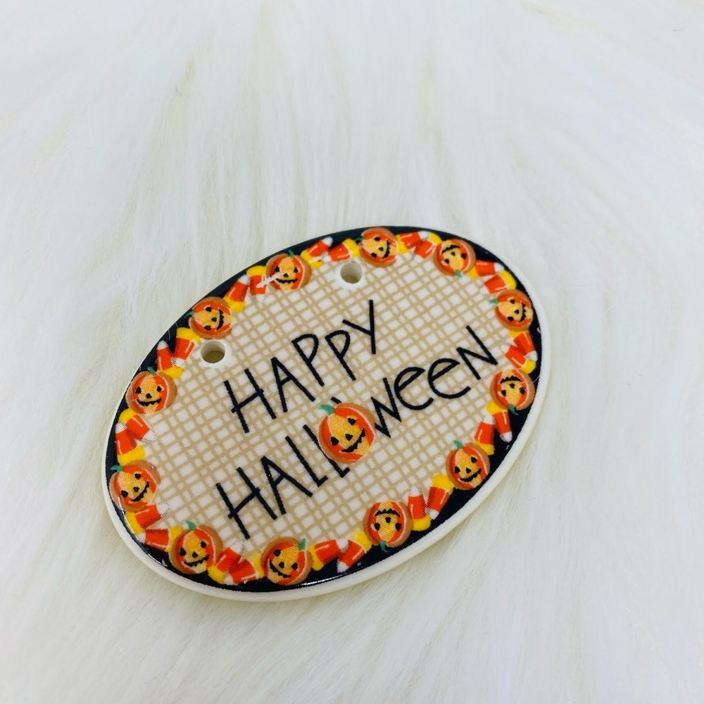 Longaberger “Happy Halloween” Basket Tie On